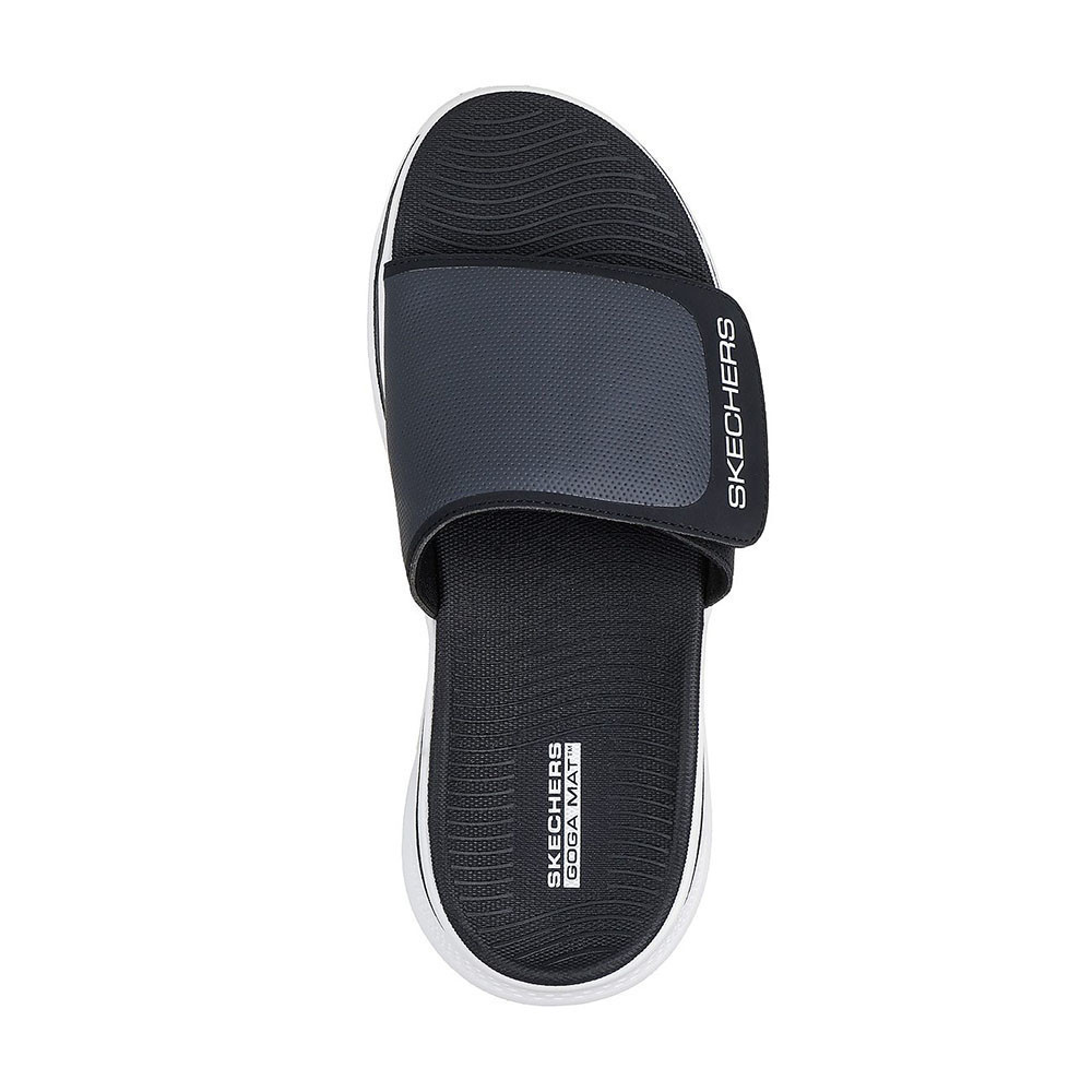 Skechers สเก็ตเชอร์ส รองเท้าแตะผู้ชาย Men On-The-Go GOwalk 7 Sandal Sandals Sandals - 229296-BKW