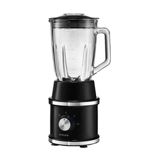 Singer SGSMB15 เครื่องปั่นน้ำผลไม้ High Speed Blender 1.5 L โถแก้ว สีดำ