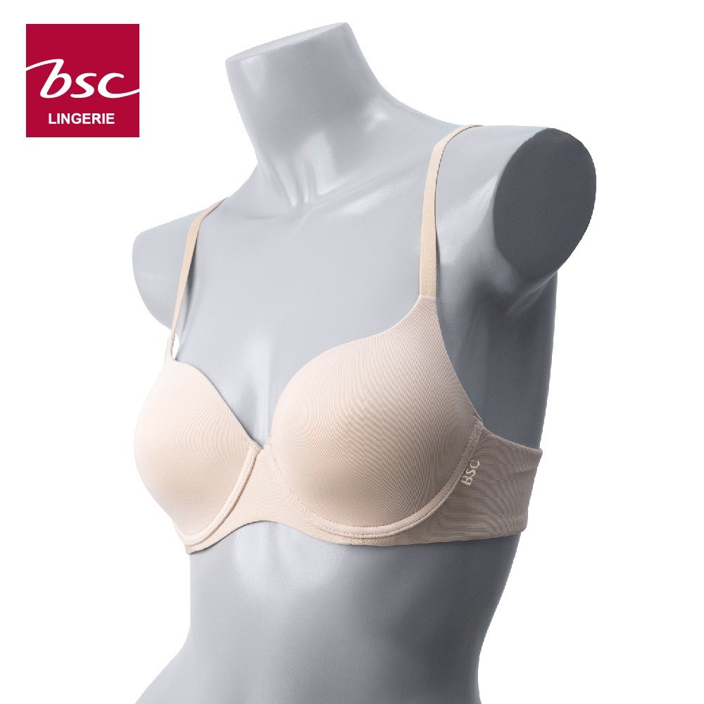 BSC เสื้อชั้นในเสริมโครง 3/4 คัพ โมลฟองบาง เรียบ ผ้าไมโครเนื้อนุ่ม รุ่น BB5320
