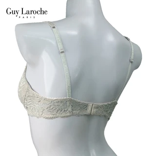 Guy Laroche เสื้อชั้นใน ของแท้ ฟองบาง 3/4 คัพ Soft Pad เสริมโครง ผ้าลูกไม้ยืด ทั้งตัว รุ่น GB7T70