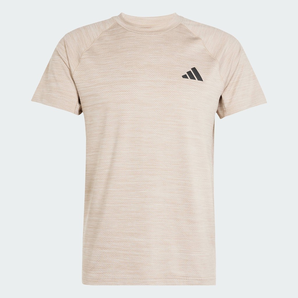adidas Gym & Training เสื้อยืด Gym+ ผู้ชาย สีเบจ JC5237 - รูปที่ 3