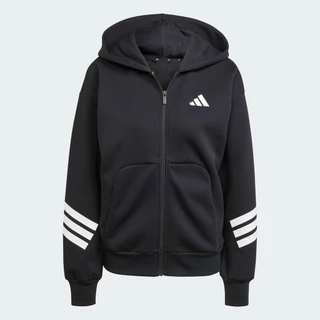 adidas Lifestyle Future Icons 3-Stripes Full-Zip Hoodie Women Black JE0171