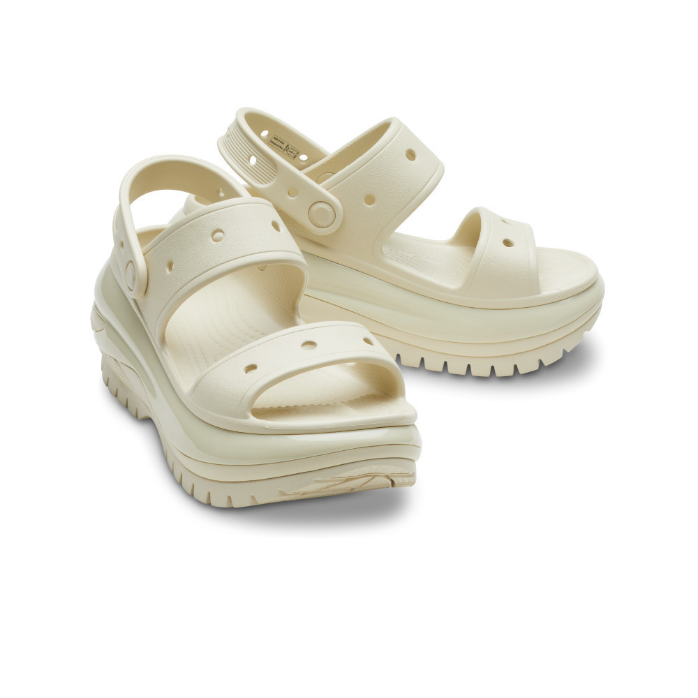 CROCS รองเท้าแตะผู้ใหญ่ MEGA CRUSH SANDAL รุ่น 2079892Y2 - BONE