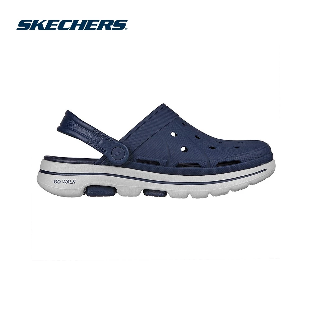 Skechers สเก็ตเชอร์ส รองเท้าผู้ชาย Men Foamies GOwalk 5 Key Choice Shoes - 243032-NVY (latest)