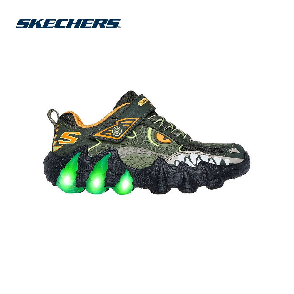 Skechers สเก็ตเชอร์ส รองเท้าเด็กผู้ชาย Boy Skech-O-Saurus L 2.0 Shoes - 400121L-OLV