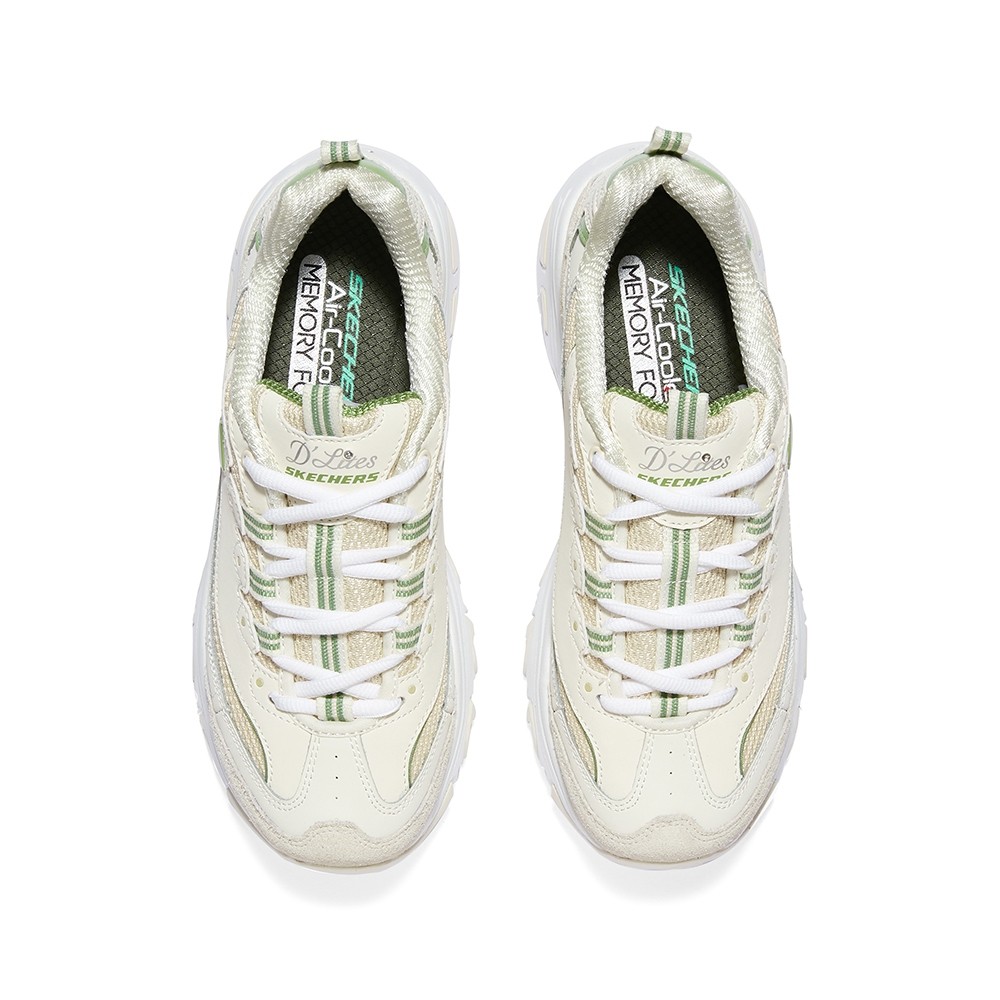 Skechers สเก็ตเชอร์ส รองเท้าผู้หญิง Women Online Exclusive D'lites Sport Shoes - 896283-NTGR - Air-Cooled Memory Foam - รูปที่ 4