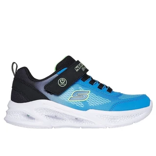 Skechers สเก็ตเชอร์ส รองเท้าเด็กผู้ชาย Boys Meteor-lights Krendox Shoes - 401495L-BKBL