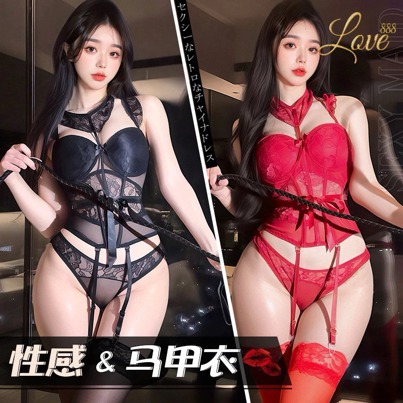 ชุดคอร์เซ็ท ชุดนอนเซ็กซี่ Sexy รุ่น Cr022 เดอลีน (HJ)🏆เกรดพรีเมี่ยมแท้