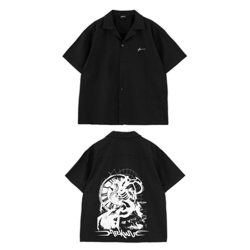 STA.STA.Tee URTHE - เสื้อเชิ้ต เเขนสั้น Oversize Col. DARKWAVE รุ่น DW CHRONOS