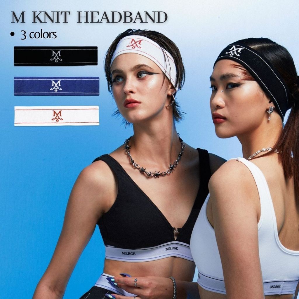 (Free Gift) Merge Official - M Knit Headband 3 Colors (พร้อมส่ง)