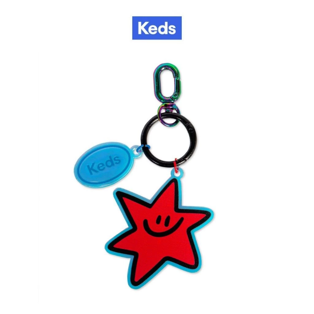 KEDS พวงกุญแจ รุ่น ACRYLIC KEYCHAIN Red Star Set หลากสี ( KF24ACK01004 )