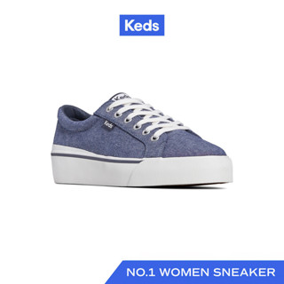 KEDS รองเท้าผ้าใบ แบบผูกเชือก รุ่น JUMP KICK DUO CHAMBRAY สี…