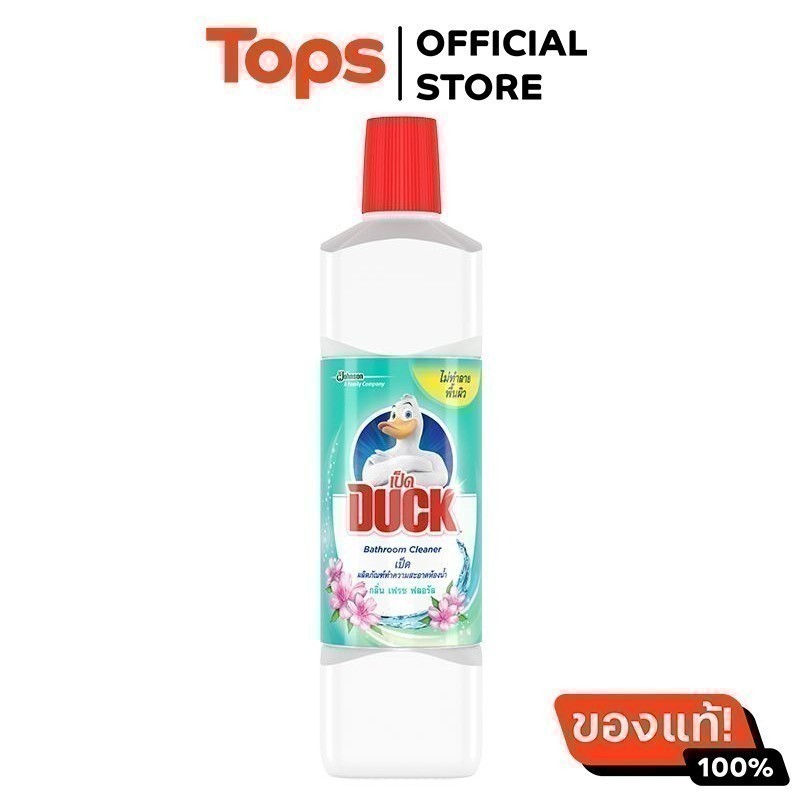DUCK เป็ดผลิตภัณฑ์ทำความสะอาดห้องน้ำกลิ่นเฟรชฟลอรัล 900มล. [8850175030324]