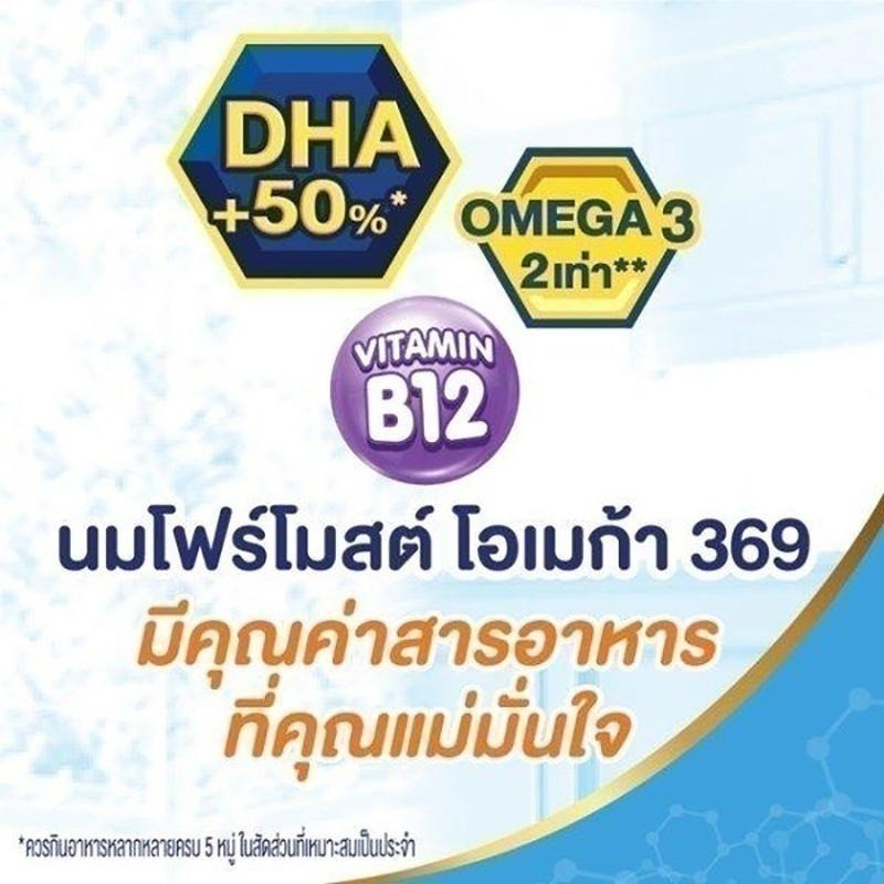 FOREMOST โฟร์โมสต์โอเมก้า369 นมยูเอชทีรสจืด 180มล. แพค 36 [8850188903608] - รูปที่ 3