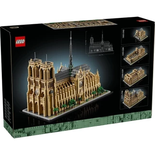 LEGO Architecture 21061 Notre-Dame de Paris (4383pcs.), Building Blocks, Kids Toy