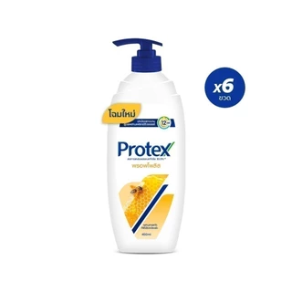 [มี 11 สูตรให้เลือก] โพรเทคส์ ครีมอาบน้ำ 450 มล. ขวดปั๊ม รวม 6 ขวด Protex Shower Cream 450 ml. Pump x6