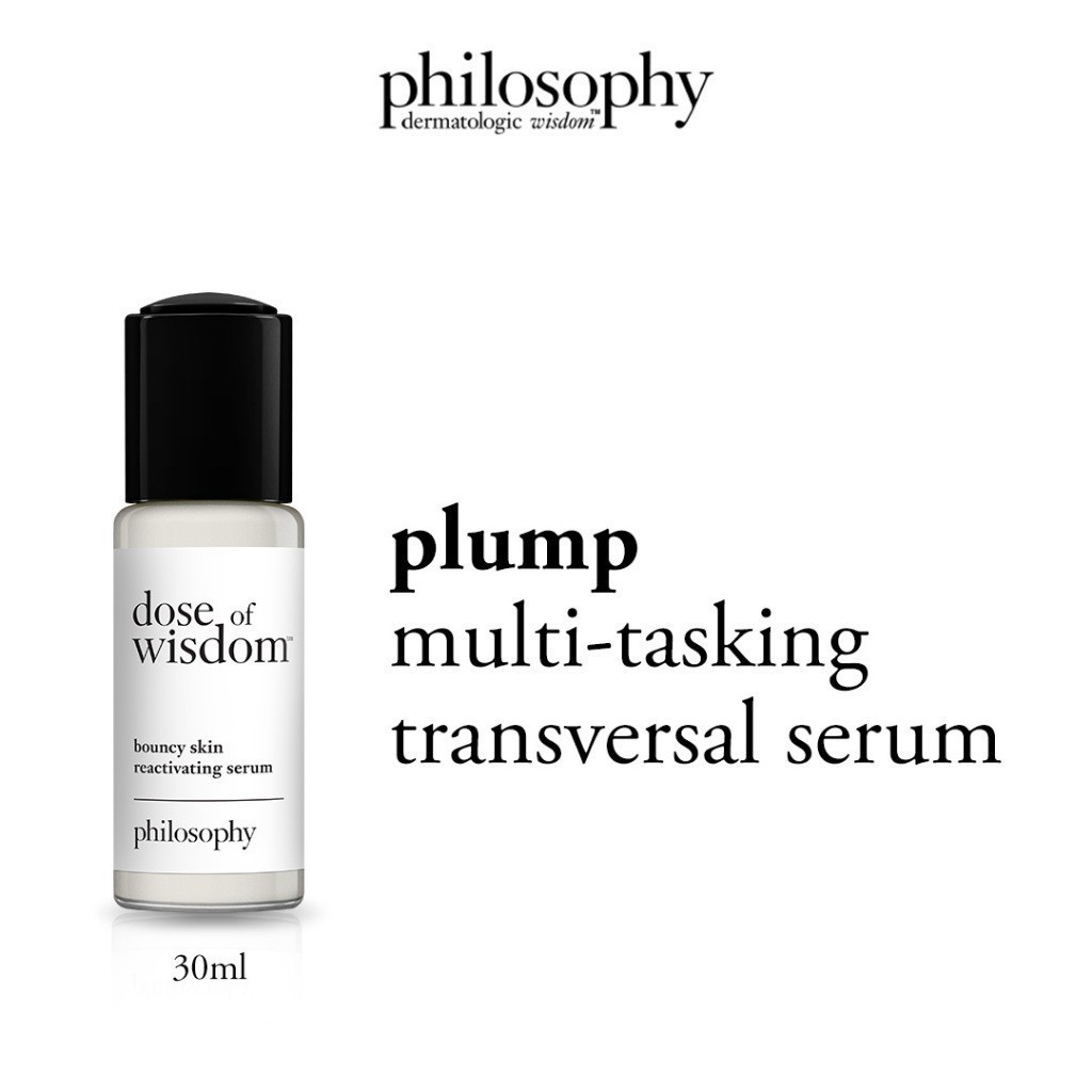[EXP. 06/2026] Philosophy DOSE OF WISDOM™ Bouncy Skin Reactivating Serum 30ml เซรั่ม 30มล.