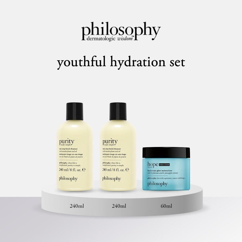 [Exclusive Set] Philosophy SKINCARE - YOUTHFUL HYDRATION SET