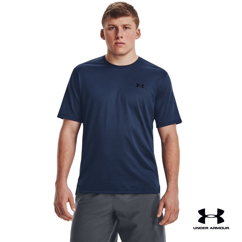 Under Armour UA Men's Tech™ Vent Short Sleeve อันเดอร์ อาร์เมอร์ เสื้อออกกำลังกายสำหรับเทรนนิ่ง สำหรับผู้ชาย — صورة 8