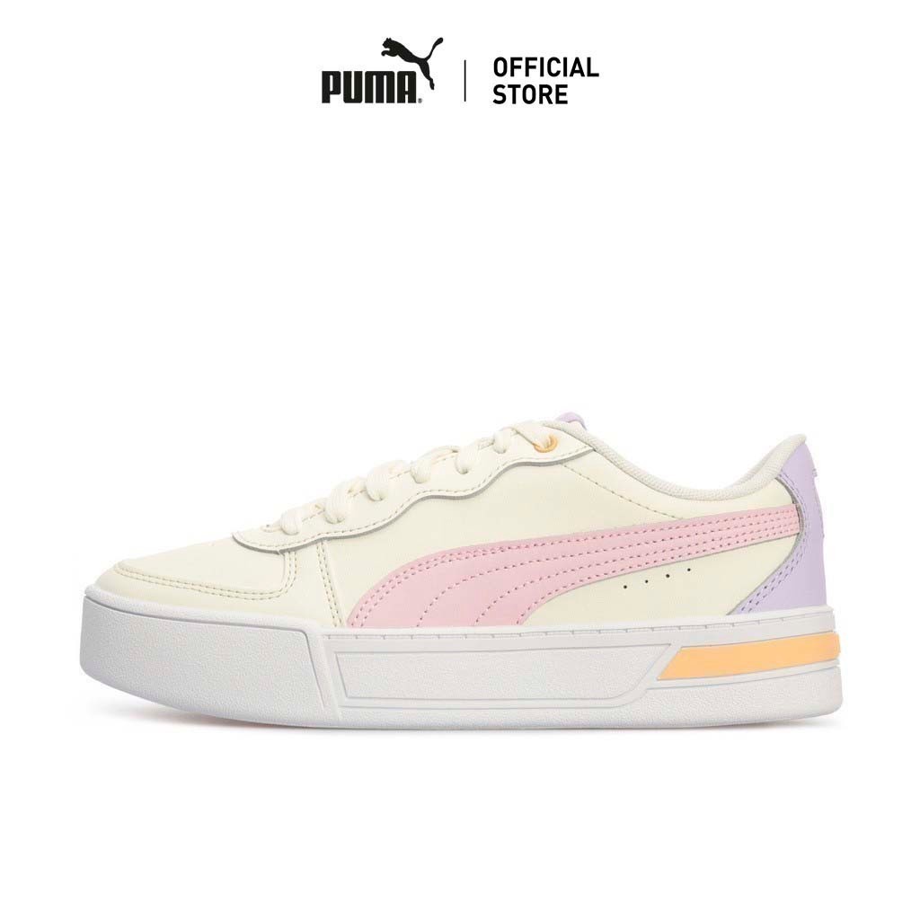 PUMA BASICS - รองเท้ากีฬาผู้หญิง Skye สีขาว  - 37476410