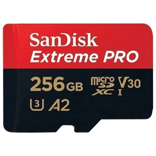 (ส่งด่วนกทม.) Sandisk เมมโมรี่ การ์ด MicroSDXC Extreme Pro 256GB U3 V30 A2 R200/W140 SDSQXCD-256G-GN6MA (ประกันศูนย์)