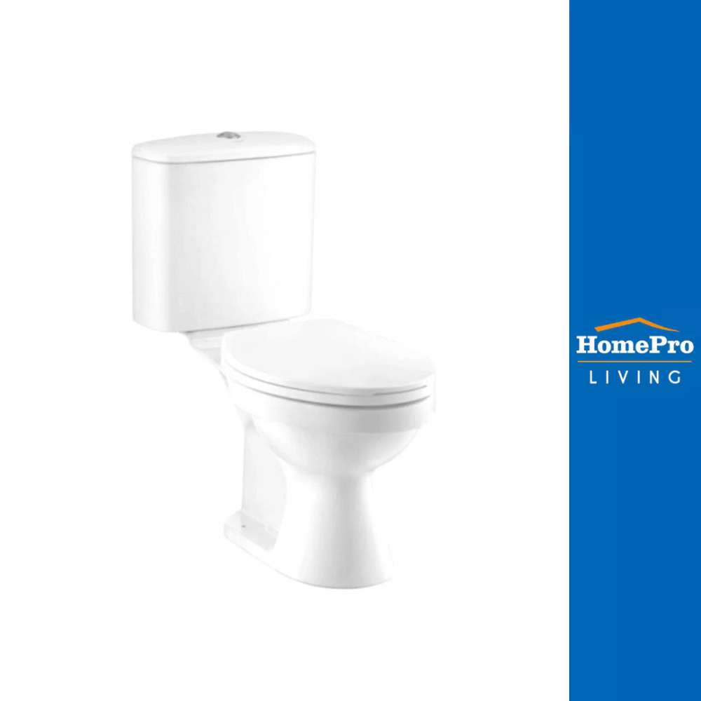 [สินค้าไม่รวมติดตั้ง] COTTO สุขภัณฑ์ 2 ชิ้น รุ่น C13440 3/4.5 ลิตร สีขาว