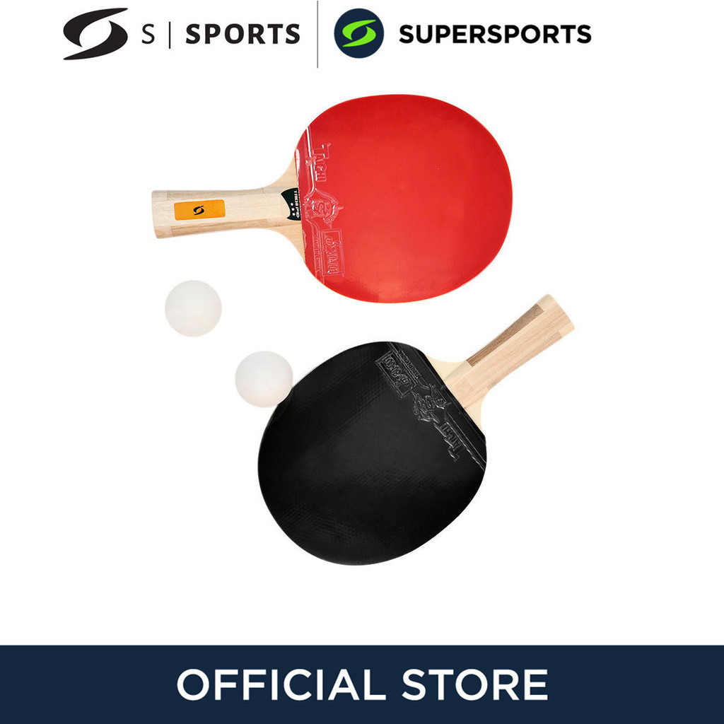 S SPORTS 3 Star 02 ชุดไม้ปิงปองและลูกปิงปอง