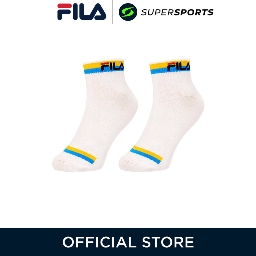 FILA ROSQ32002 สีขาว ถุงเท้าผู้ใหญ่