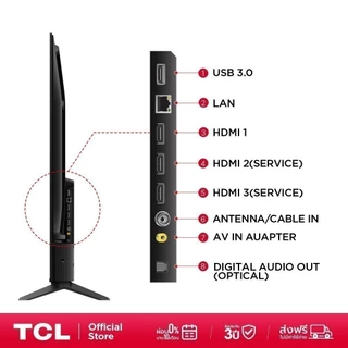 NEW 2025 TCL ทีวี 55 นิ้ว 4K QLED Google TV รุ่น 55T6C HVA Panel ภาพสีสดสมจริง