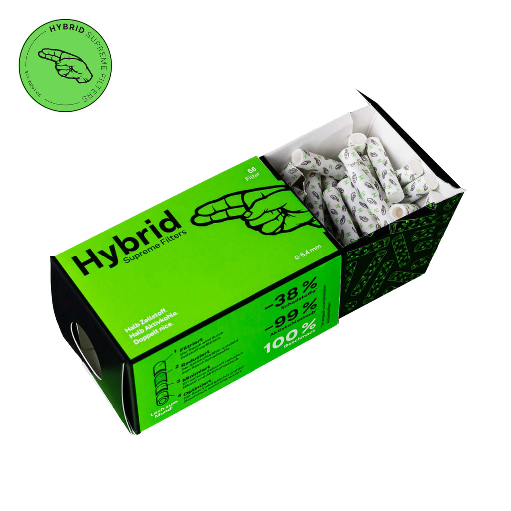 Hybrid Active Carbon Filter Box 55 ฟิลเตอร์คาร์บอน 6.4mm (55pcs.)