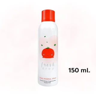 FRESH DROP - Mineral Spray (150 ml.) สเปรย์น้ำแร่ Tomato Extract / Cica Zinc