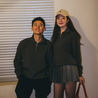 สเวตเตอร์ไหมพรม ZIP SWEATER ไหมพรมผู้ชาย (unisex) ผ้าดีมากค่ะ