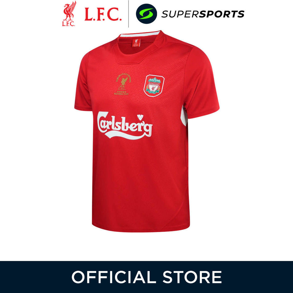 LIVERPOOL FOOTBALL CLUB เสื้อแข่งย้อนยุคผู้ชายทีมลิเวอร์พูล Istanbul ปี 2005