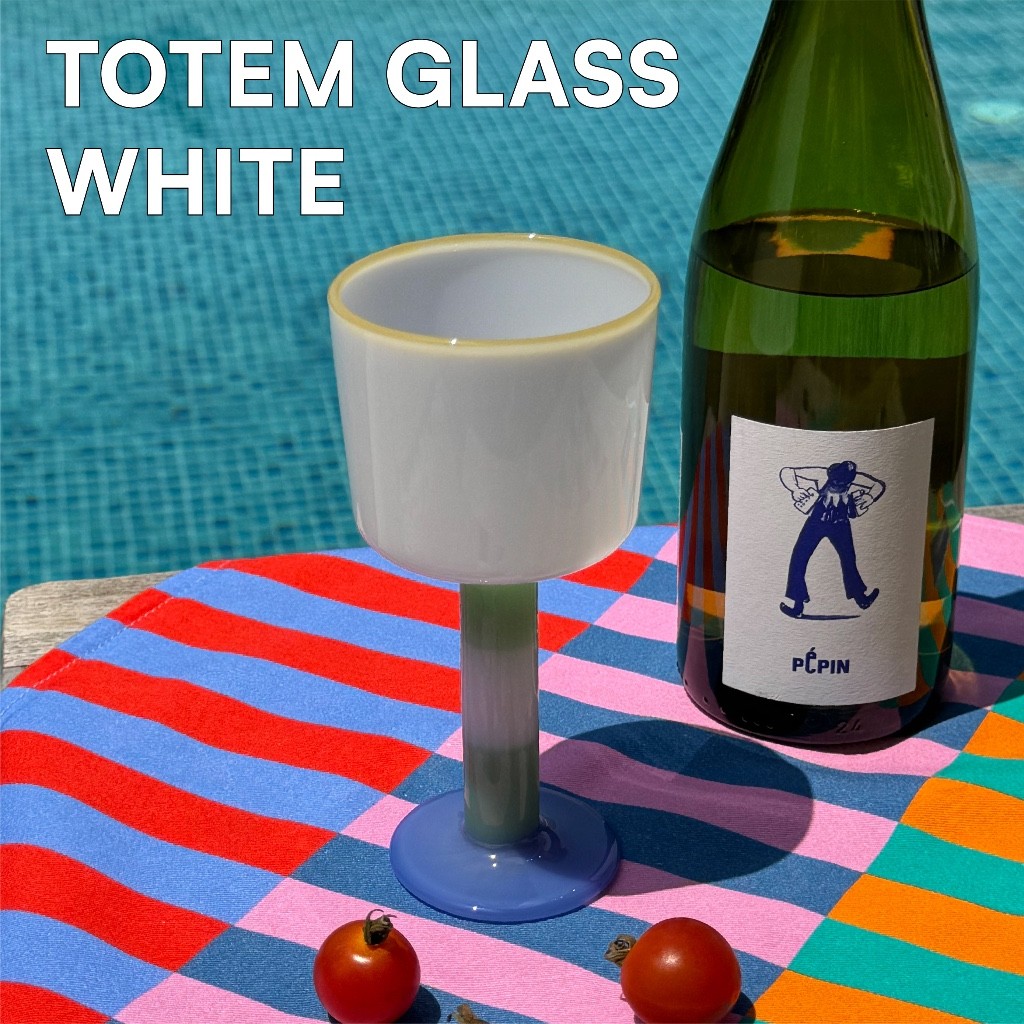 Sardine แก้วแชมเปญ ไวน์ Sardine Totem glass  สี White