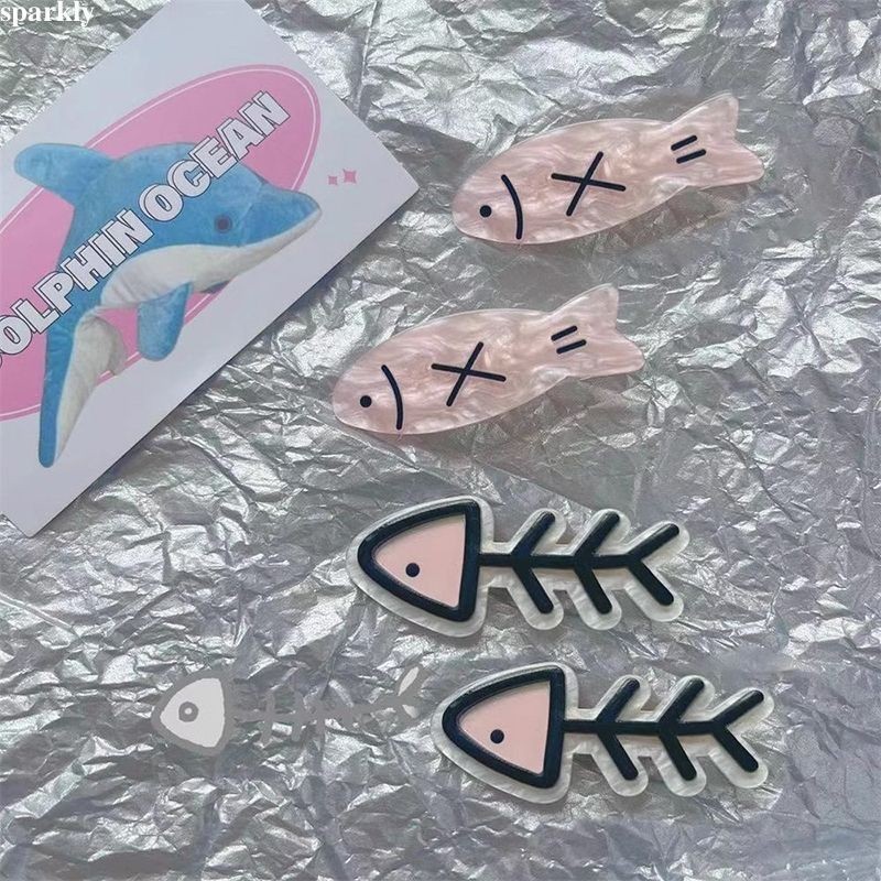 sparklyCreative Little Fish Hairpin Ins การ์ตูน Hairpin Sweet Cool สไตล์เครื่องประดับผม