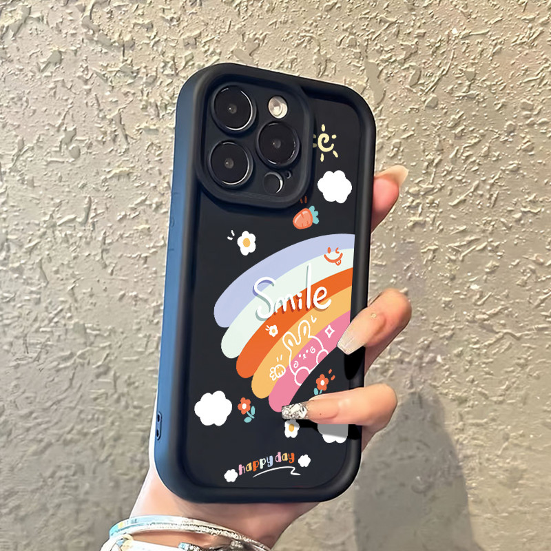 เคสสำหรับ Realme 5 5i 5s 6i C3 C3i Narzo 10 Narzo 10A Narzo 20A เคสป้องกันการตกซิลิโคนเคสโทรศัพท์มีลายสีรุ้ง - รูปที่ 4