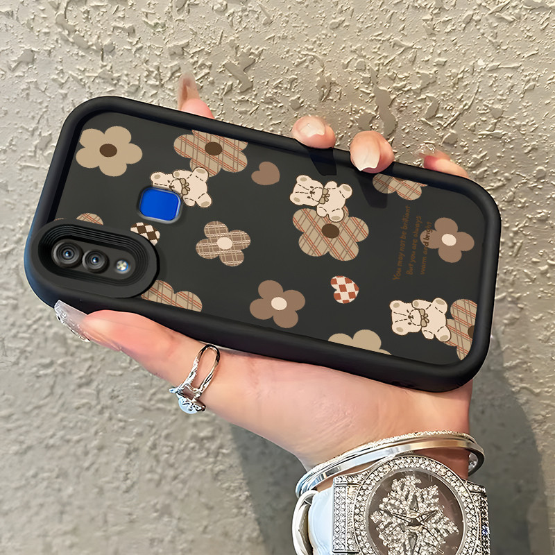 เคสสำหรับ VIVO Y95 Y93 Y93s Y91 Y91i เคสโทรศัพท์แฟชั่นที่มีซิลิโคนอ่อนนุ่มดูดซับแรงกระแทกและป้องกันการตกเคสป้องกัน