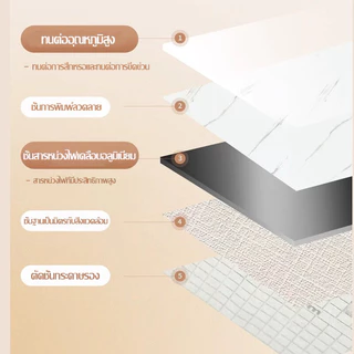 60*100/300/500cm วอลเปเปอร์ผนัง วอลเปเปอร์ลายหินอ่อนวอลเปเปอร์ลายหินอ่อน มีกาวในตัว แบบกันน้ำ กันน้ำมัน wallpaper pvc