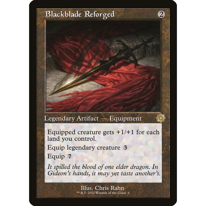 [The Brothers' War Retro Artifacts] - [BRR] - (R) -[Blackblade Reforged] -  [2022]