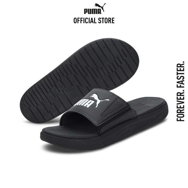 PUMA SWIMMING/BEACH - รองเท้าแตะผู้ชาย Softride สีดำ - 38211108