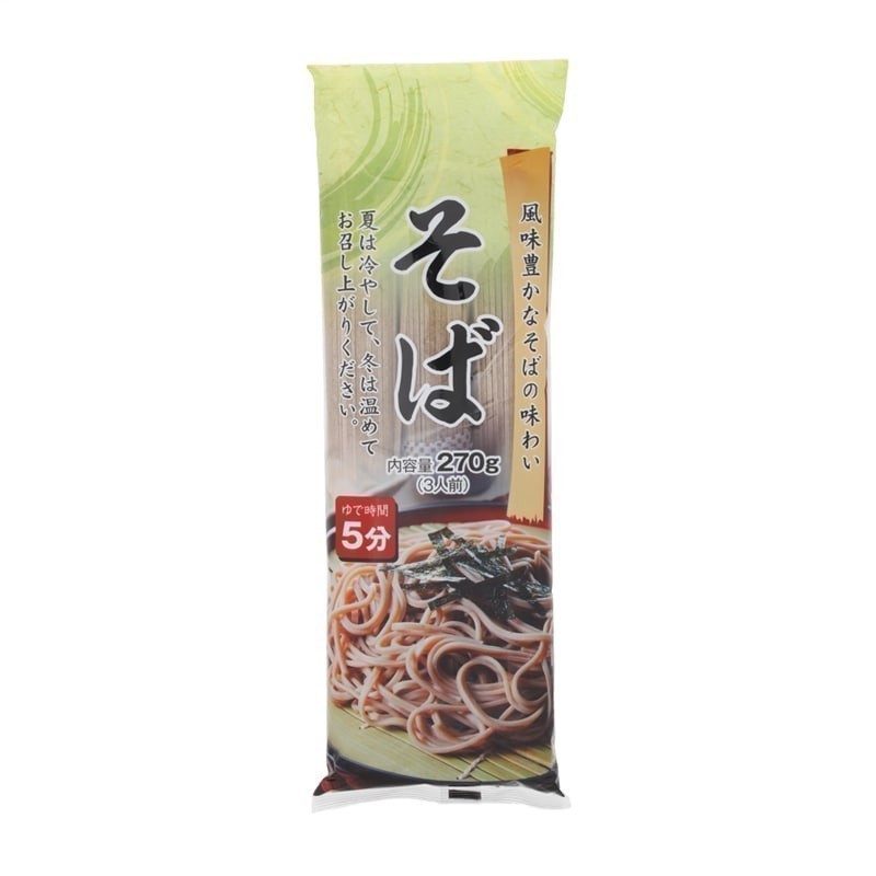 ซิเกะโนะเส้นโซบะแห้ง 270กรัม [4973351501211]