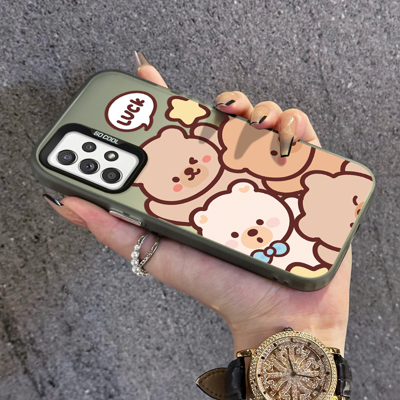 เคสสำหรับ Samsung A52 4G A52 5G A52s 5G A51 M40S A50 A50S A53 5G A54 5G เคสหมีเคสห่อหุ้ม