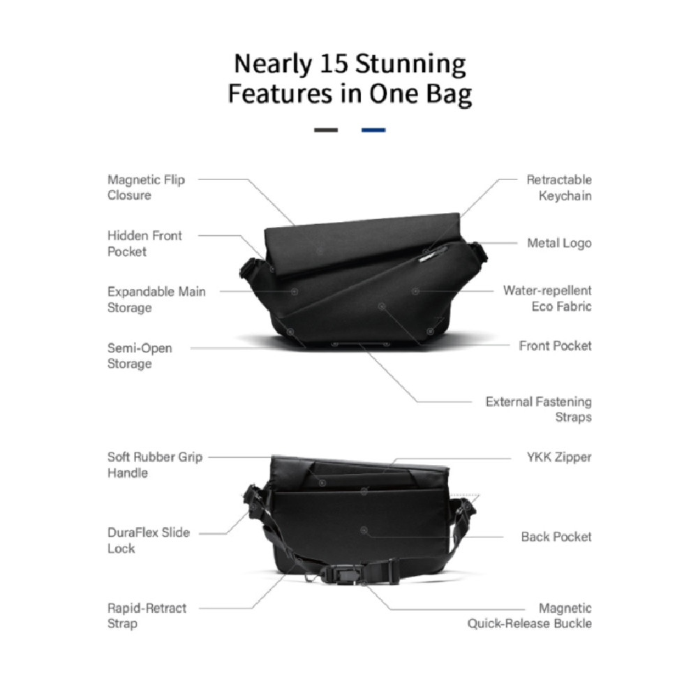 NIID Radiant Mega Sling Bag กระเป๋าสะพายข้าง ขนาด 14 นิ้ว