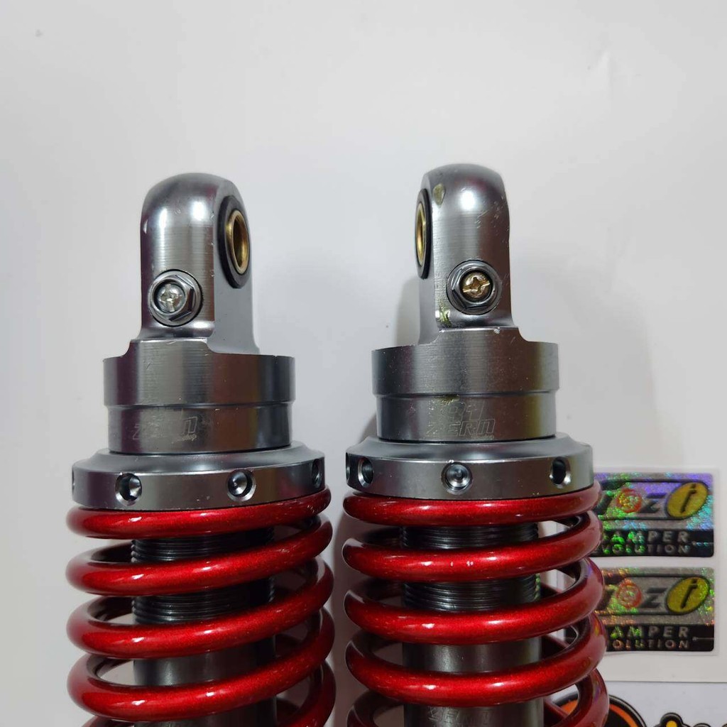 PCX โช้คหลัง โชบิ ขนาด 300 มิล สีแดงแก้ว PCX , NOUVOmx , XMAX , NMAX , GPX แบบไม่มีกระปุก