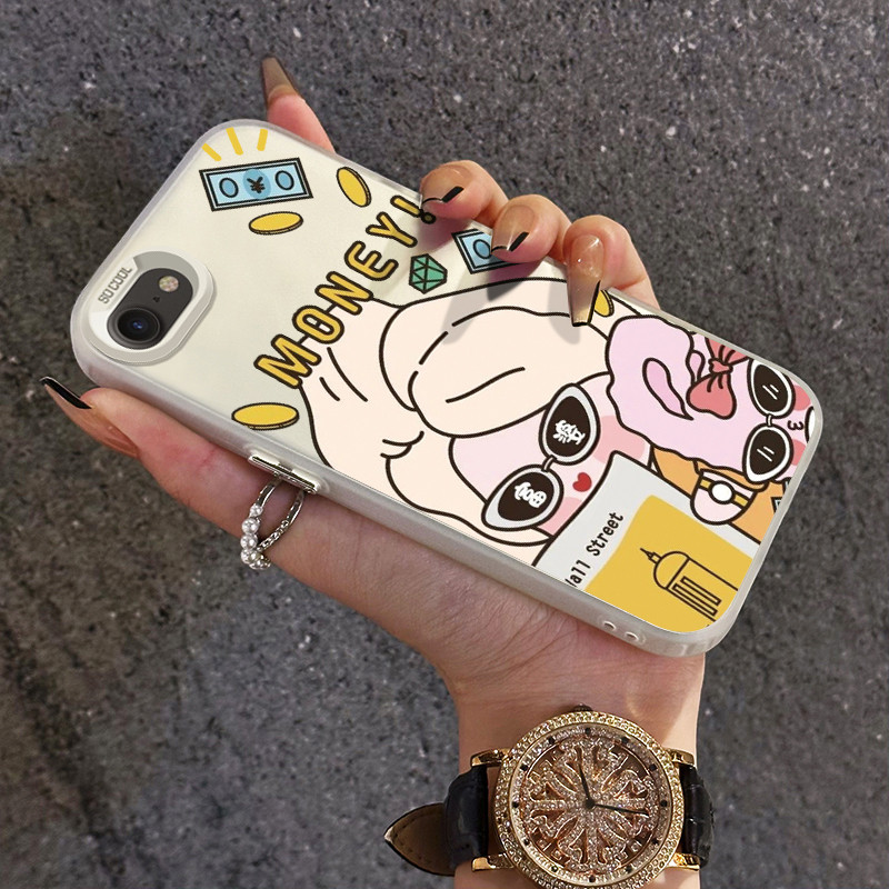 เคสสำหรับ iPhone 6 Plus 6s Plus 7 Plus 8 Plus SE 2020 X Xr Xs Max เคสป้องกันโทรศัพท์ตก TPU แบบโปร่งใสบางพิเศษ