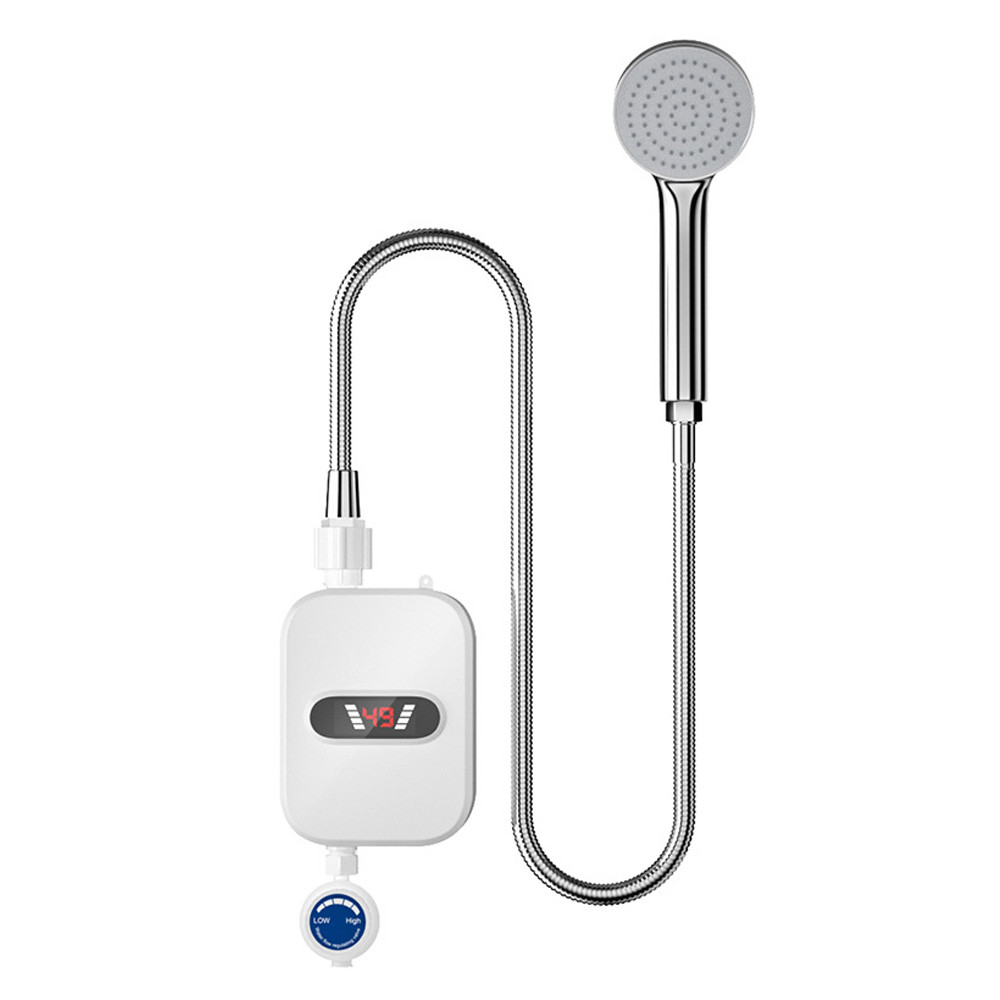 เครื่องทําน้ําอุ่นทันทีจอแสดงผล LCD Digital Thermostatic ฝักบัวอุปกรณ์ความร้อนห้องน้ํากันน้ํา 304 สแตนเลส Tankless ความร้อนอย่างรวดเร็วเครื่องสําหรับ Home Hotel Tolo929
