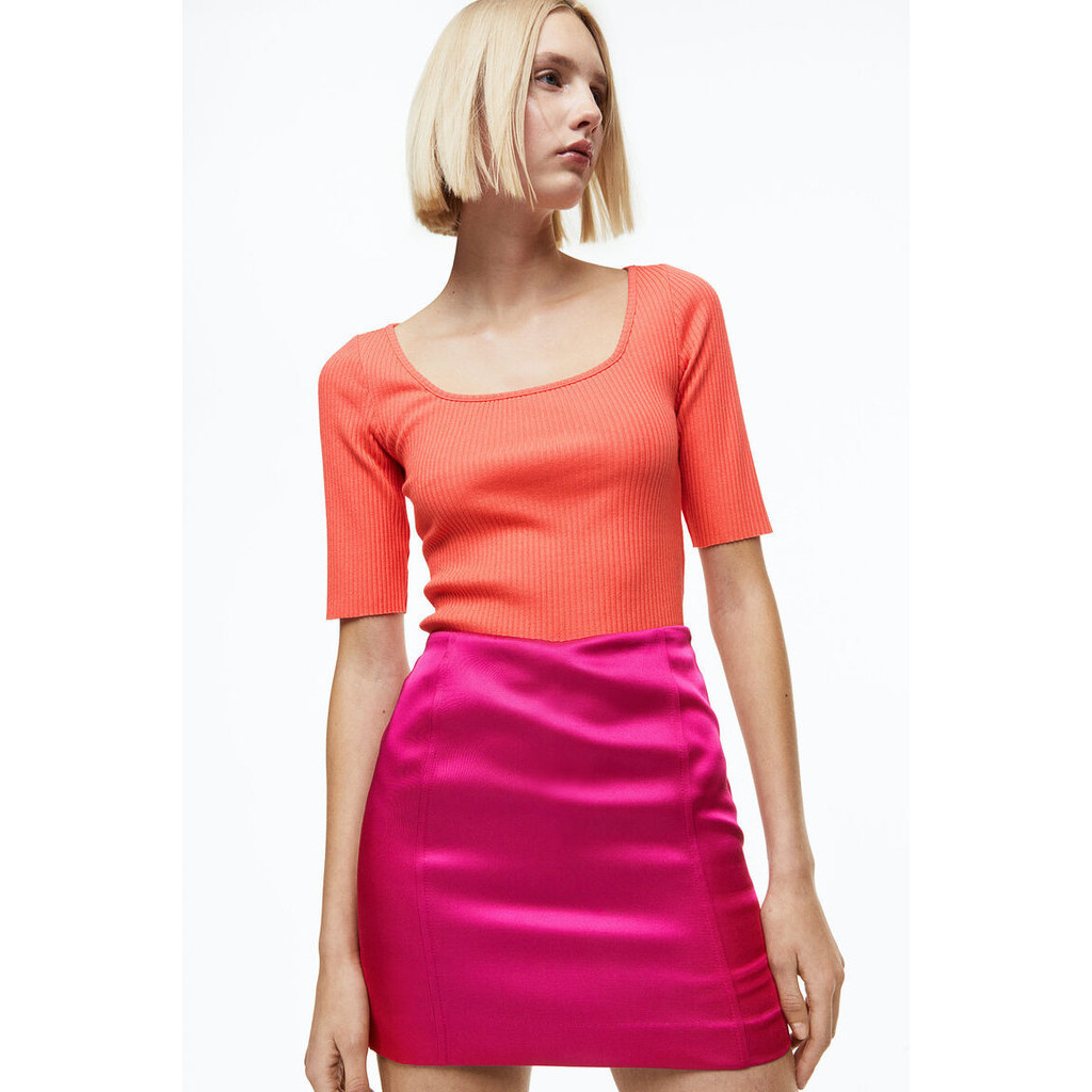 H&M Woman Ribbed top 1154203_1