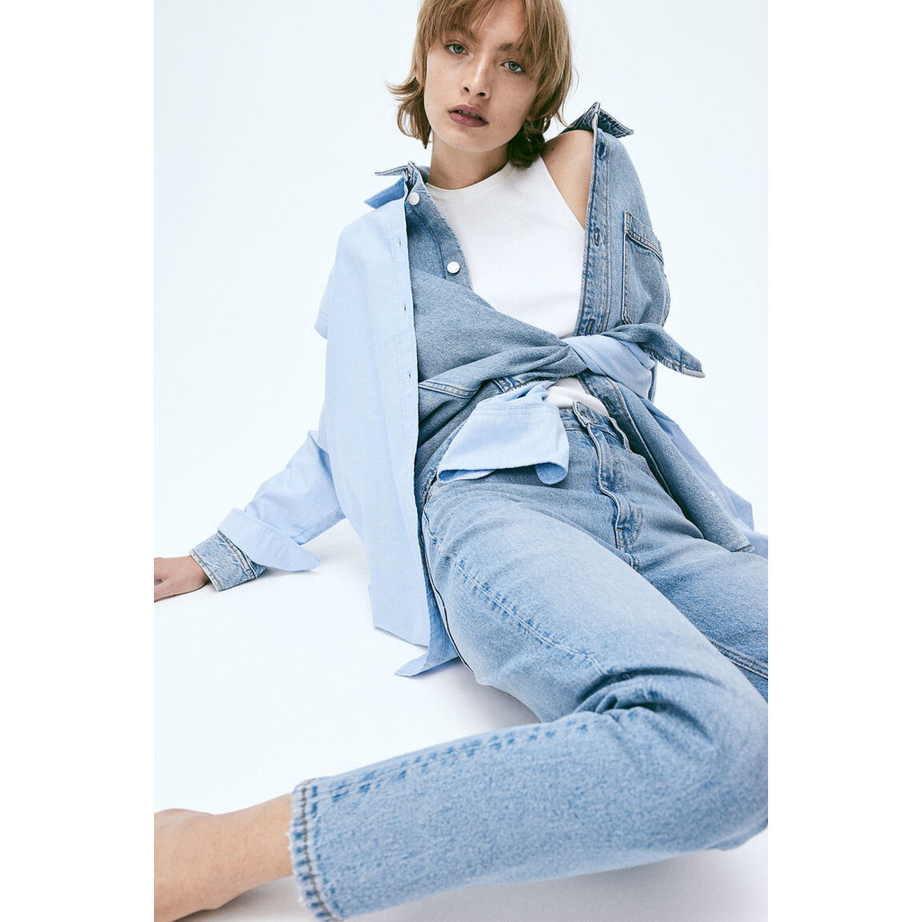 H&M Woman Slim Mom High Ankle Jeans 0941666_6