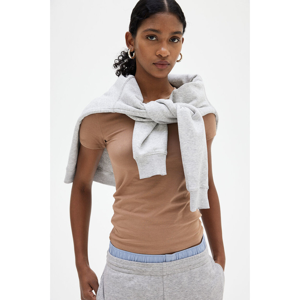 H&M Woman Cotton T-shirt 1150469_4