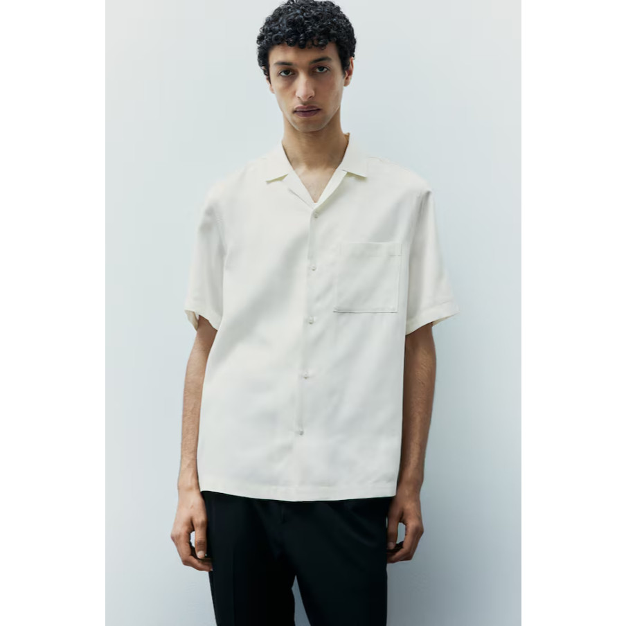 H&M Man Regular Fit Lyocell resort shirt 1206854_1
